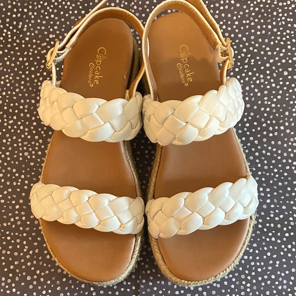 Cupcake Couture Kids' Cream Sandals